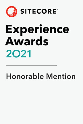 Experience Awards 2021 Honourable Mention