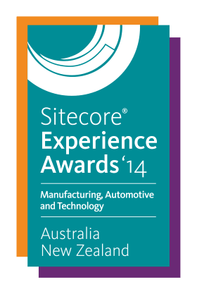 Sitecore Experience Award 2014 - Manufacturing, Automotive and Technology